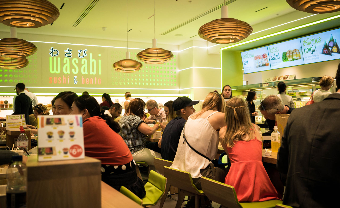 wasabi west one shopping centre (bond street tube station)